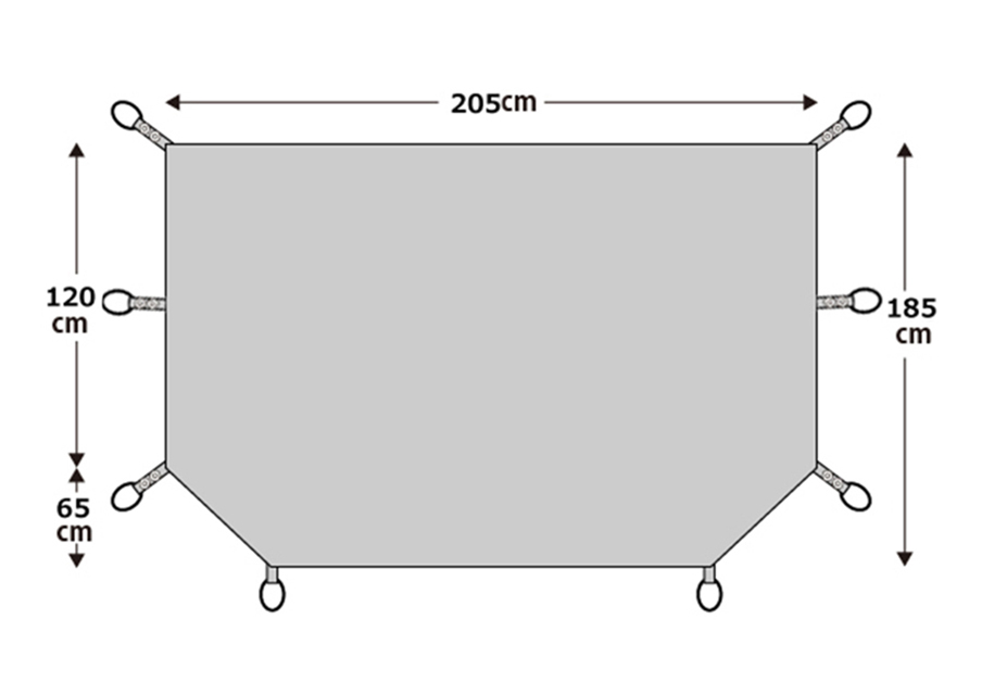 テンゲルスタンダードフットプリント｜TENT｜PRODUCTS｜tent-Mark DESIGNS