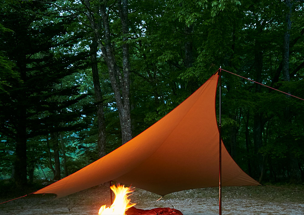 ムササビウィング13ft. TC“焚き火”バージョン｜TARP｜PRODUCTS｜tent