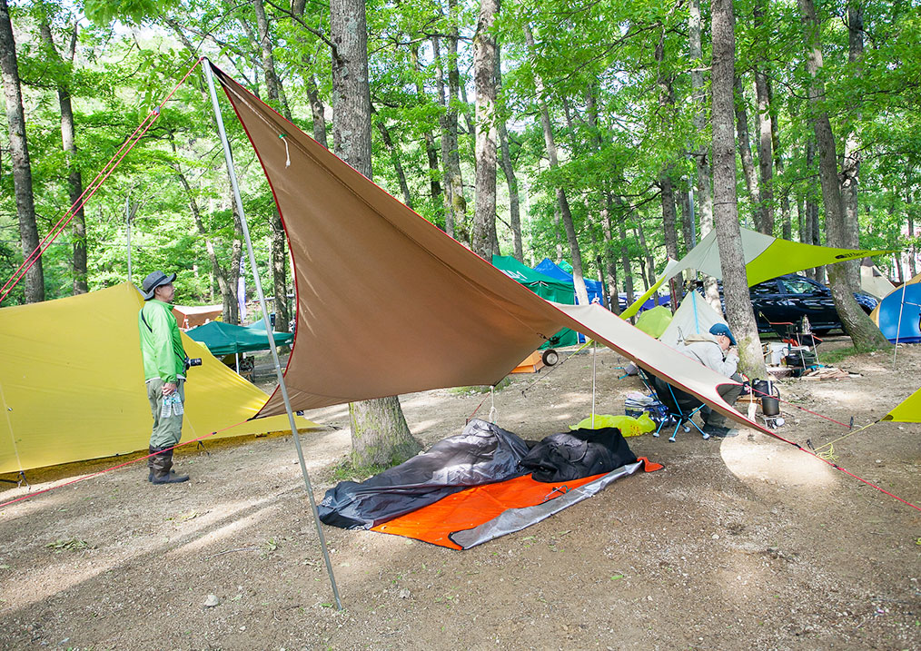 ムササビウィング13ft. TC“焚き火”バージョン｜TARP｜PRODUCTS｜tent