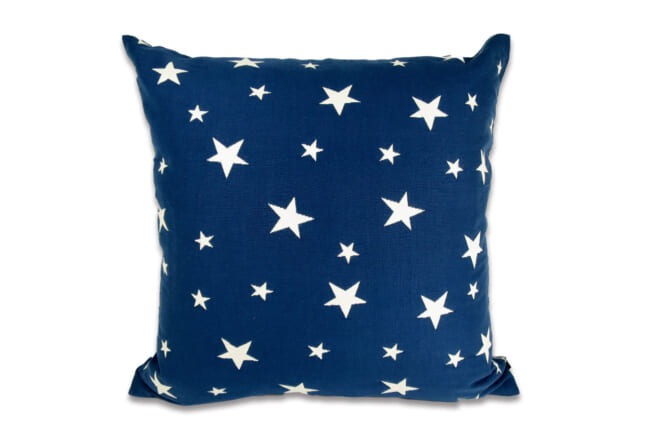 ラルフローレン ファブリック 横長 クッション スター BLUE 50×30cm 中