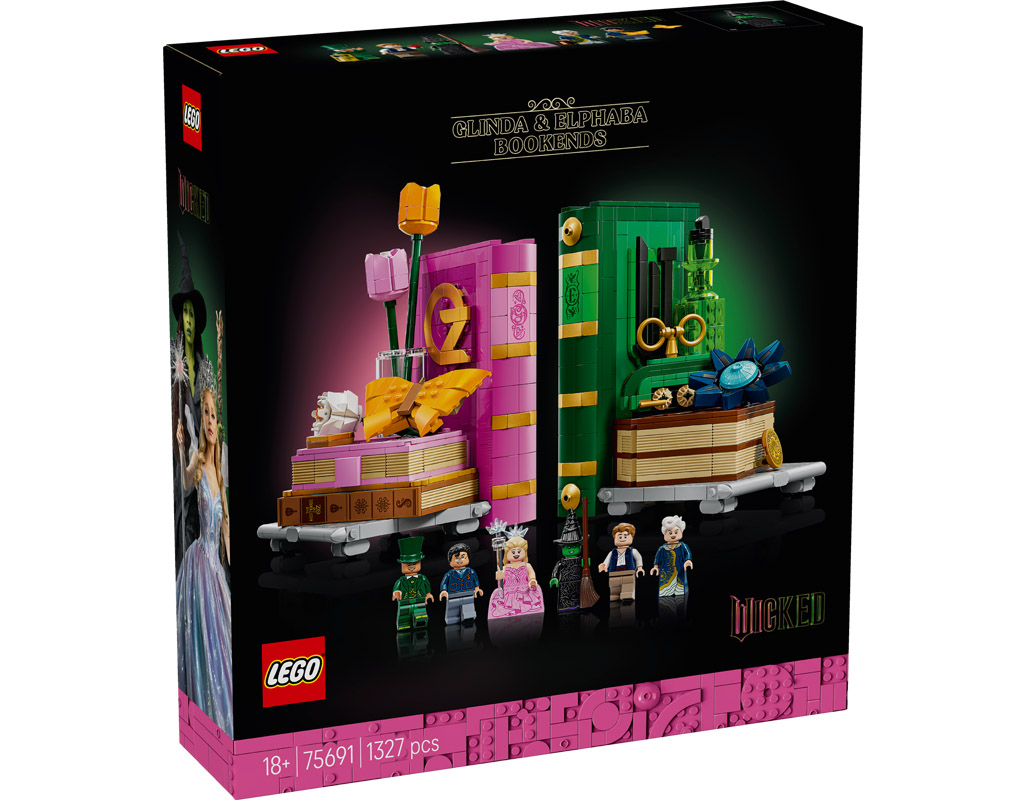 LEGO Wicked Glinda & Elphaba Bookends (75691) Officially Announced