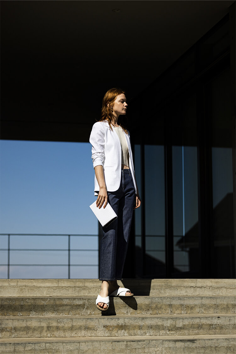 セオリー ジャケット Theory 白 SUMMER 2024 COLLECTION - July