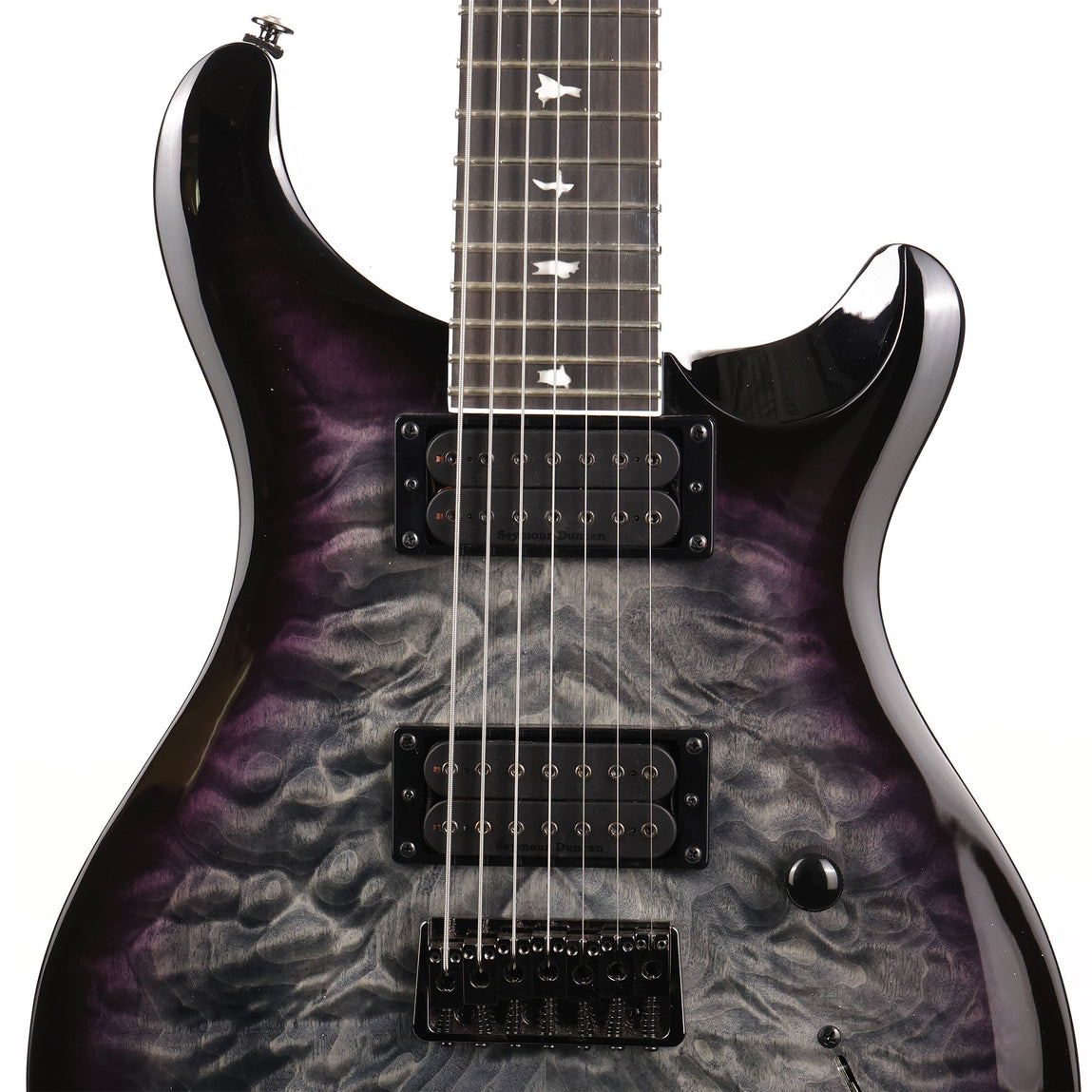 PRS SE Mark Holcomb SVN 7-String Holcomb Burst 2022 Top Carve