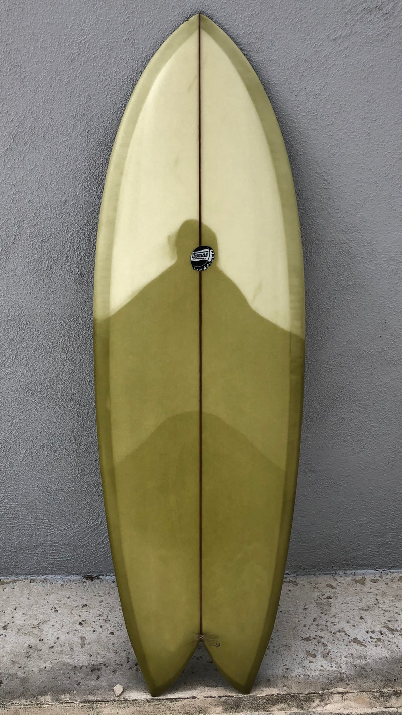 Thomas Surfboards Fish 5'5” Keel Twin Thomas Surfboards Fish 5'5