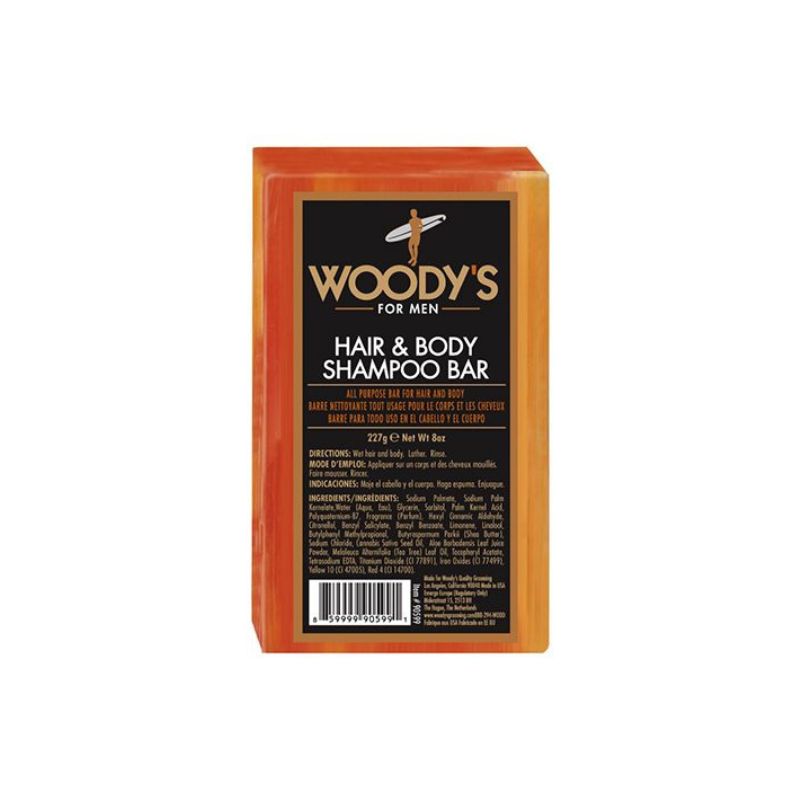 Woody's - Hair & Body Shampoo Bar - 8oz – The Razor Company