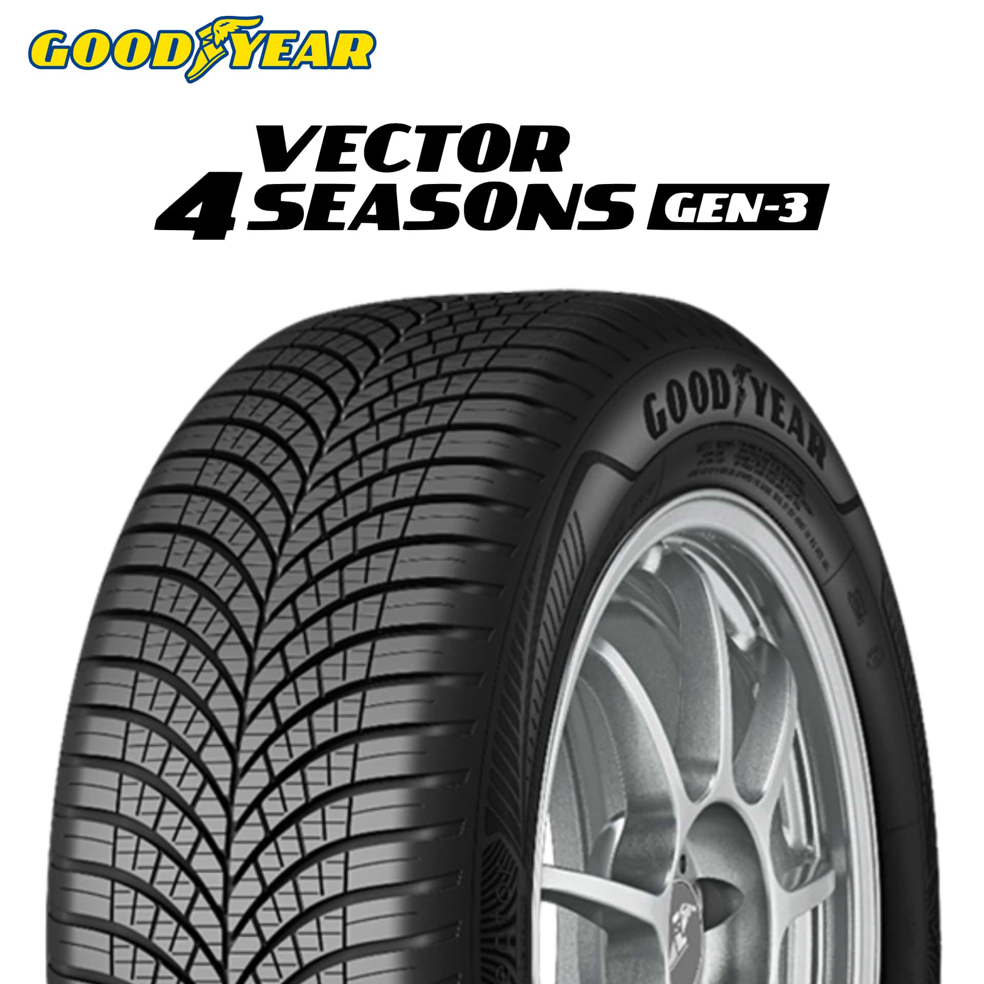 23年製 235/45R17 97Y XL グッドイヤー Vector 4Seasons Gen-3