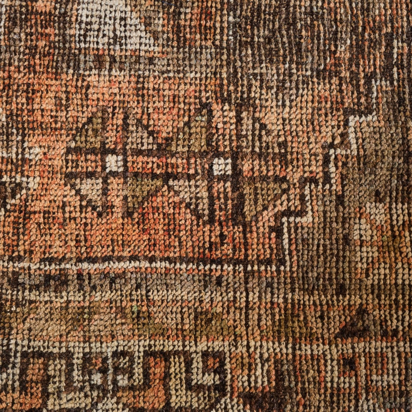 ヴィンテージラグ | トルコ・ドアサイズ No.06 | 茶色 | 102×51 – tiflo