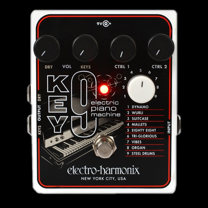 Electro-Harmonix Key9 Electric Piano Machine Pedal — Truetone Music