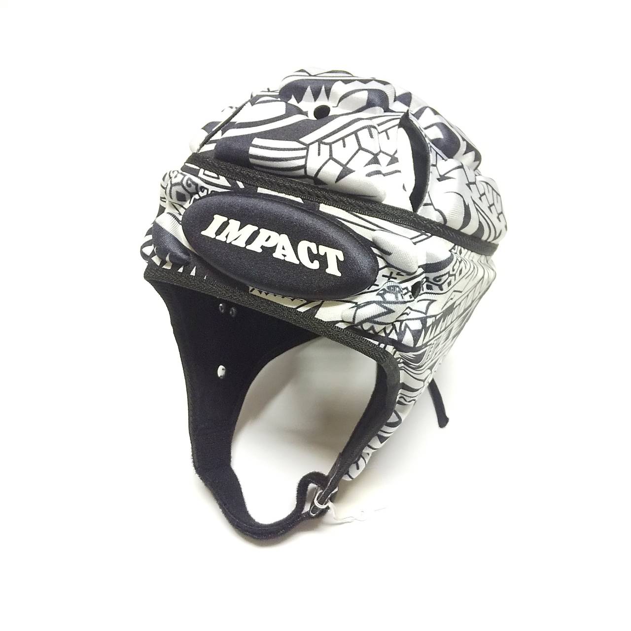 IMPACT】ヘッドキャップ アイランドフラワー ホワイト - TRICOLOR RUGBY