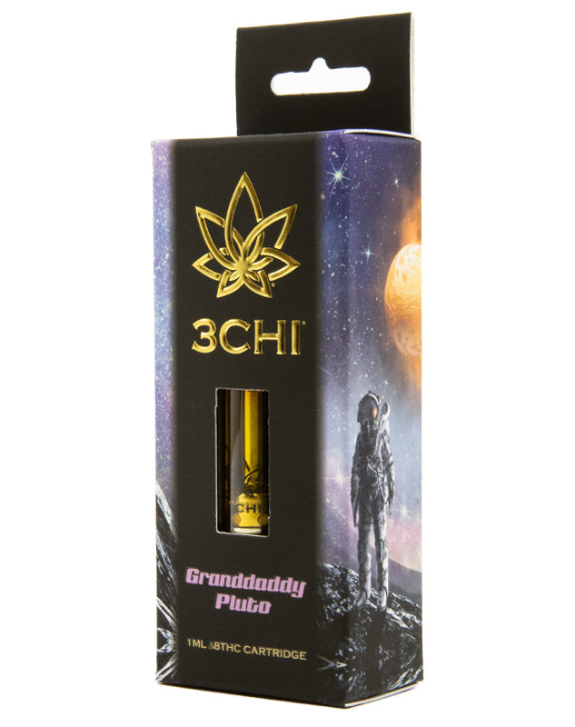 3 CHI Delta 8 THC Vape Cartridge Granddaddy Pluto (CDT) 1 ML