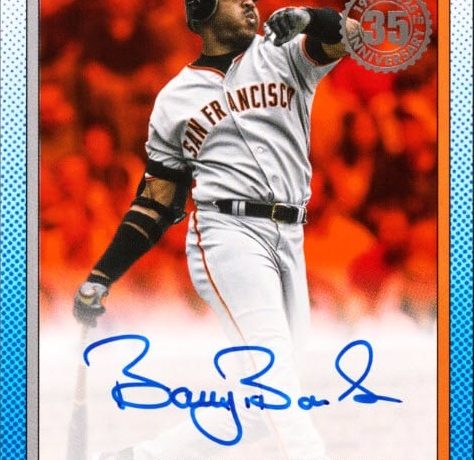 コラム/MLB】バリー・ボンズさんのサインカード！ 8年ぶりにTOPPS社に