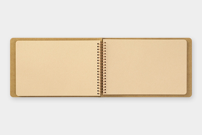 TRC SPIRAL RING NOTEBOOK ＜B6＞ Blank DW Kraft Paper / 無罫 DW