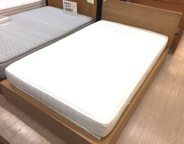 無印良品 セミダブル木製ベッドフレームとマットレス 無印良品 木製