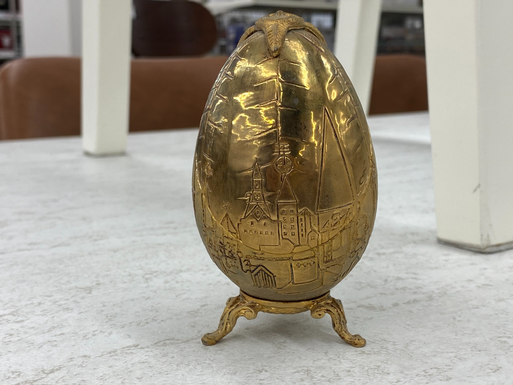 ハリーポッター炎のゴブレットから金の卵 オルゴール付きジュエリー