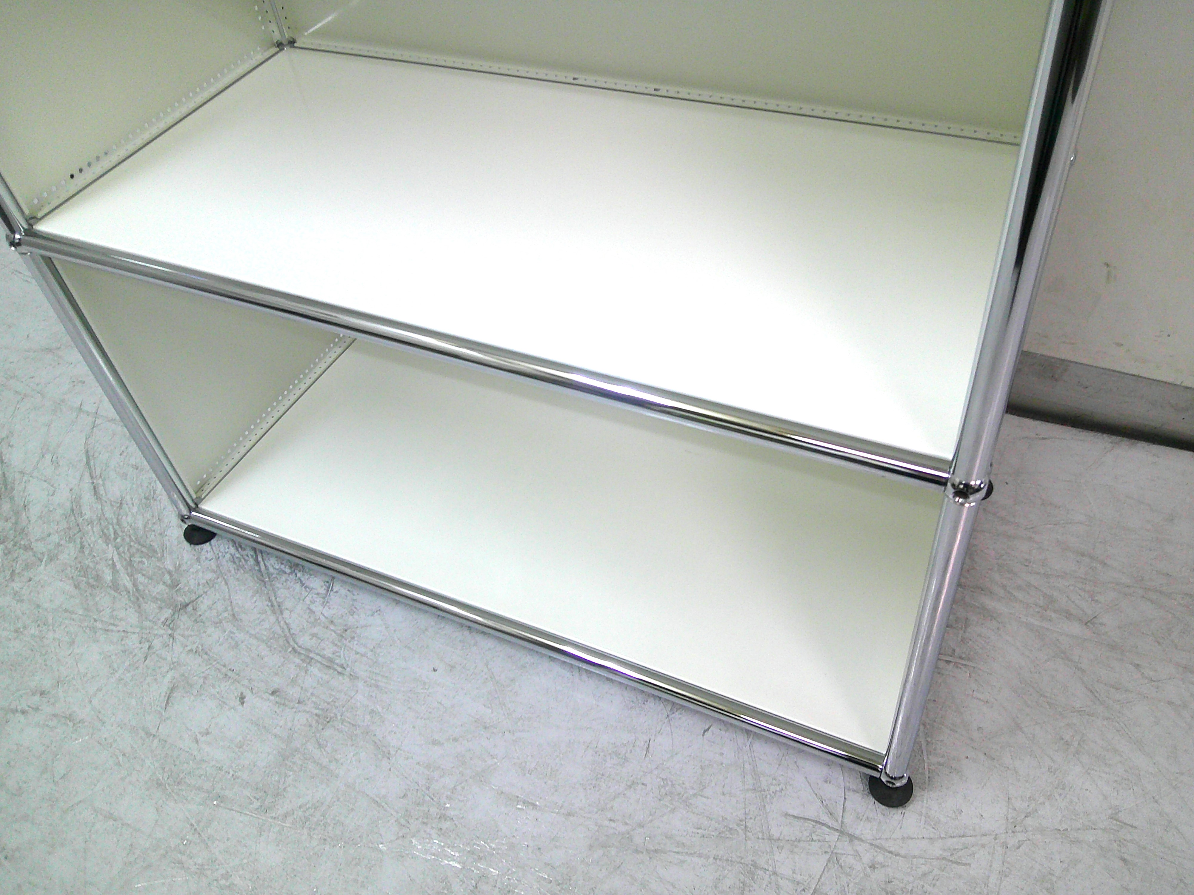 USMハラーシステム 1列3段 オープンシェルフ サイド・バックパネル付