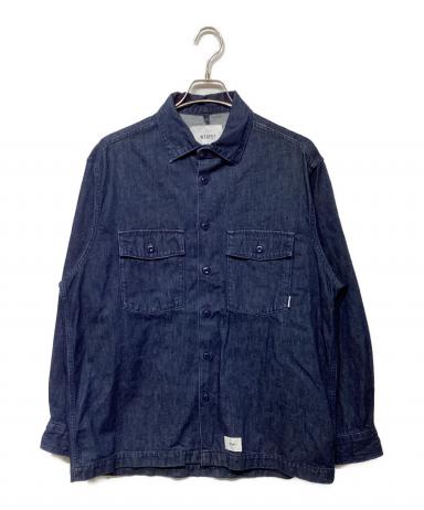 中古・古着通販】WTAPS (ダブルタップス) CBW/LS DENIM SHIRT 231BRDT