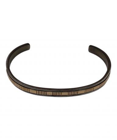 中古・古着通販】NAVAJO (ナバホ) スタンプワークバングル ゴールド