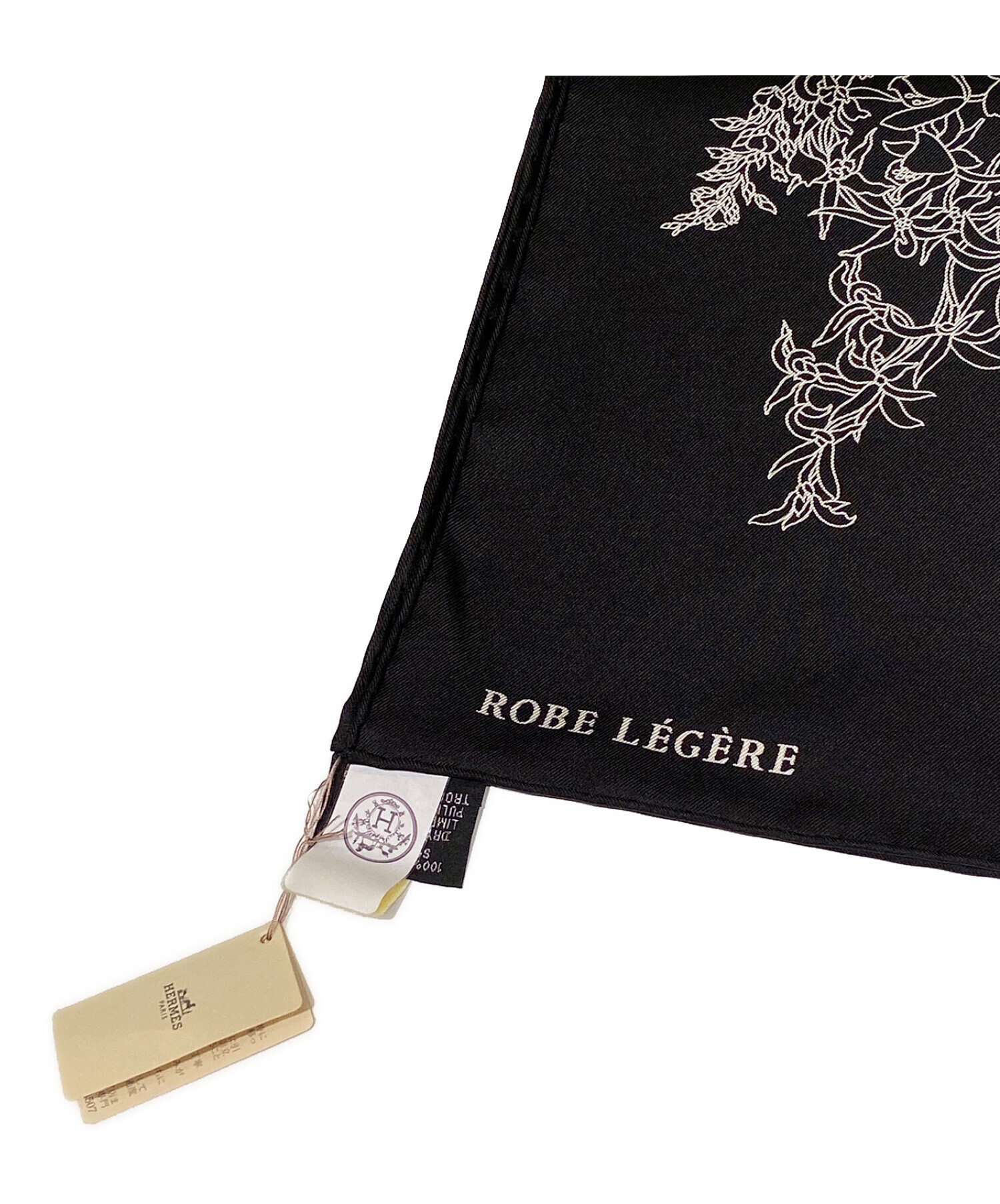 中古・古着通販】HERMES (エルメス) カレ90 ブラック サイズ:90 未使用