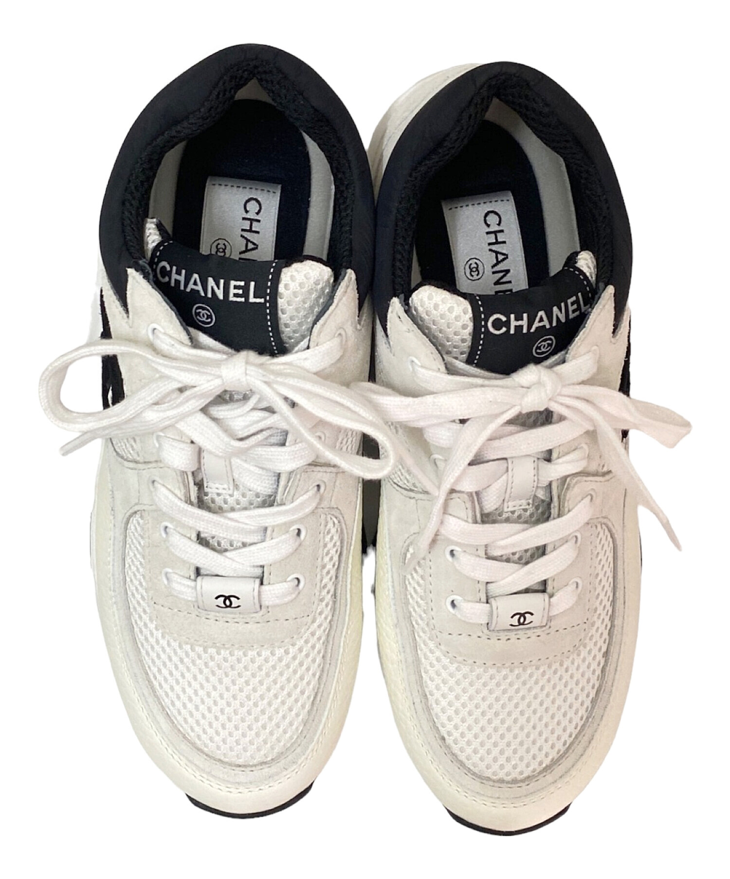 中古・古着通販】CHANEL (シャネル) ココマークスニーカー ホワイト