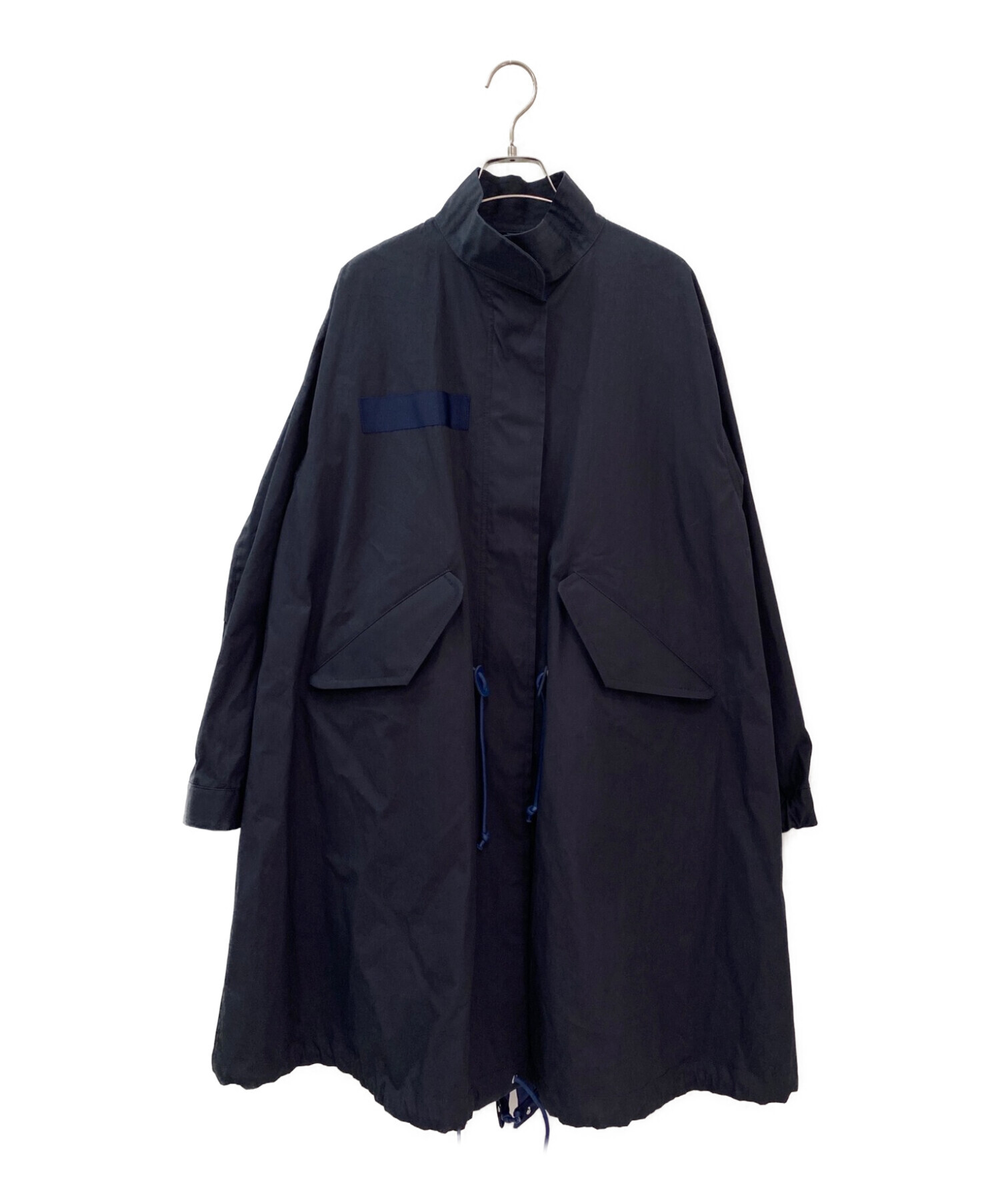 中古・古着通販】sacai (サカイ) オーバーサイズモッズコート ブラック