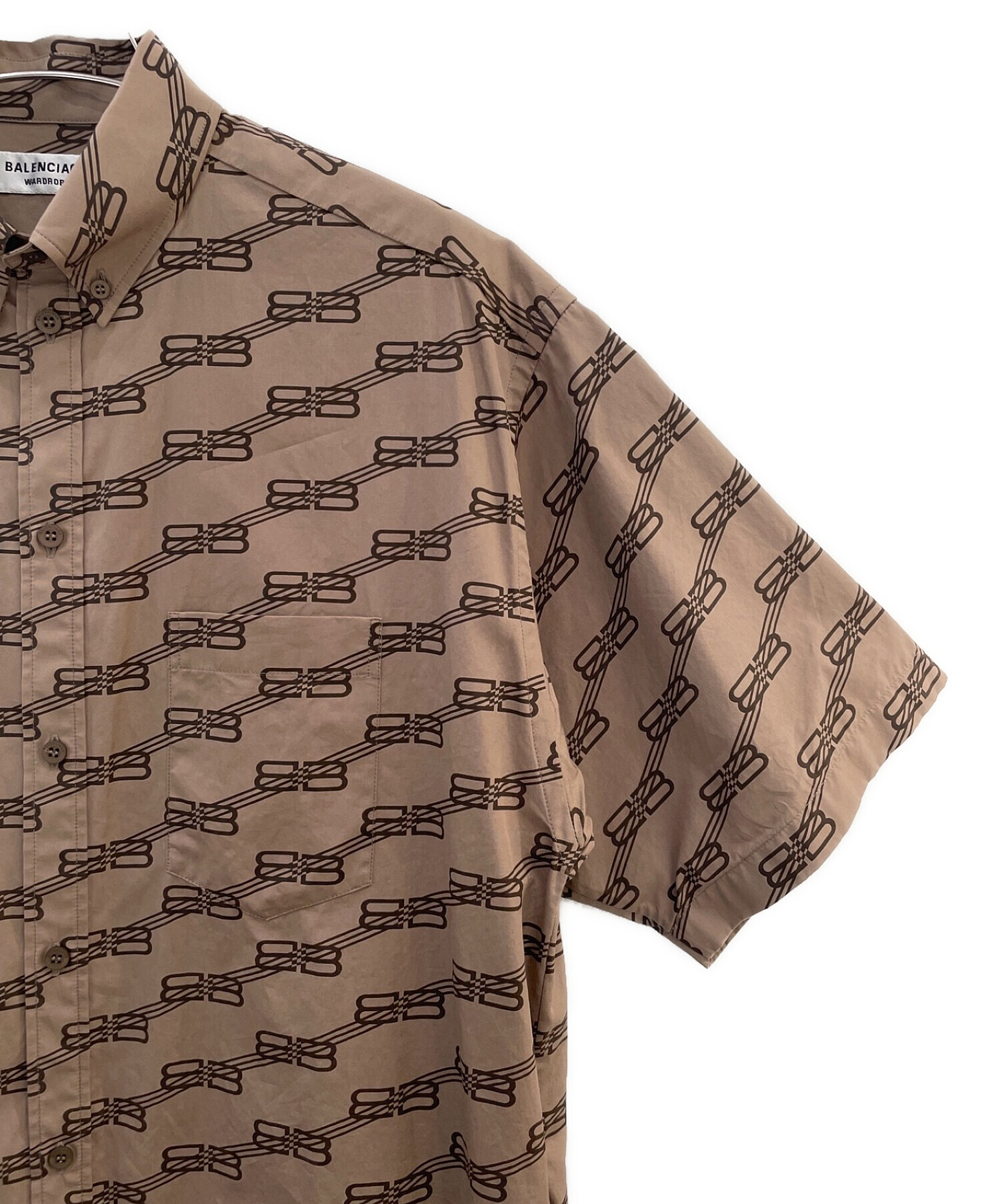 中古・古着通販】BALENCIAGA (バレンシアガ) BBモノグラムシャツ