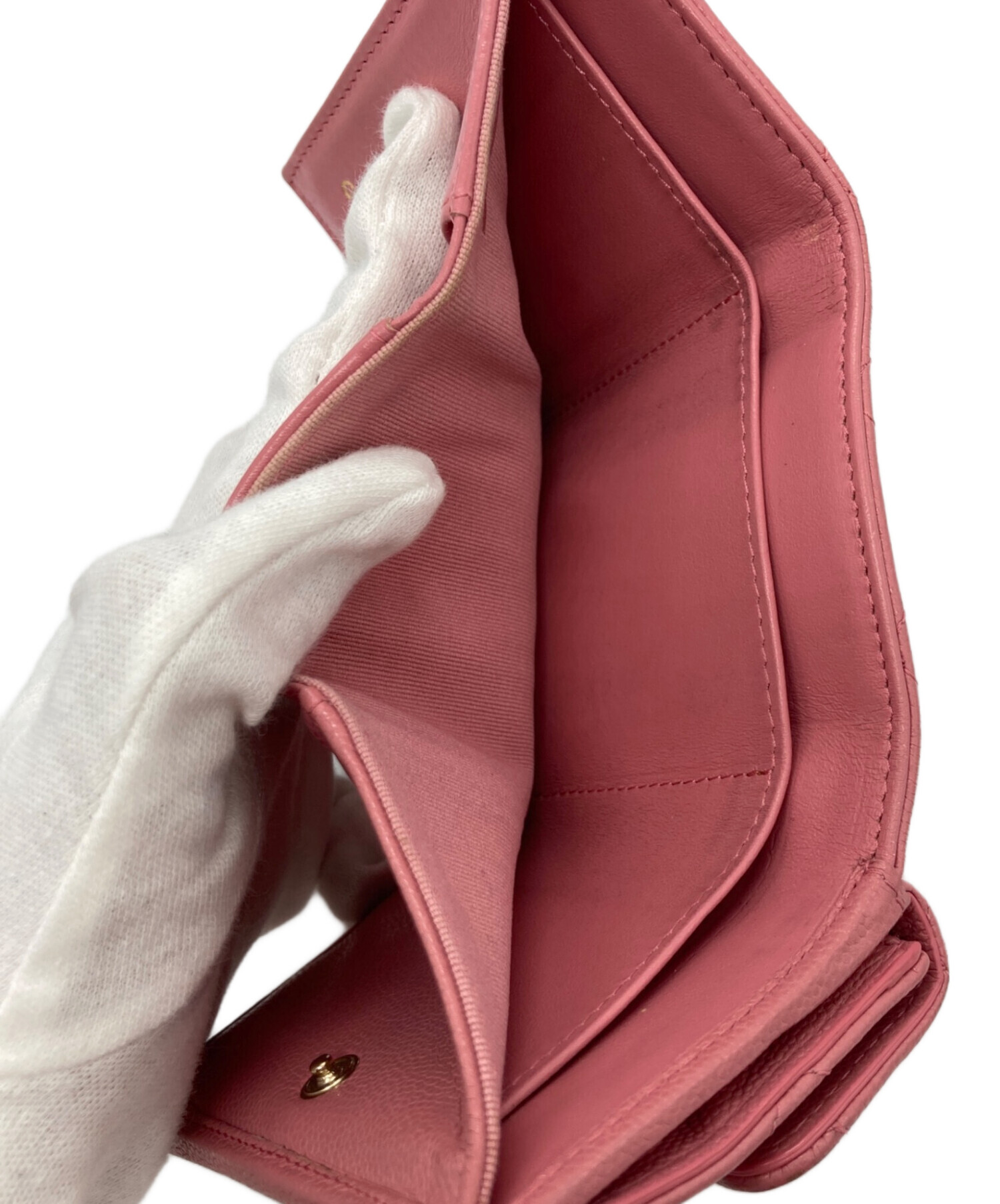 中古・古着通販】CHANEL (シャネル) 長財布 ピンク｜ブランド・古着