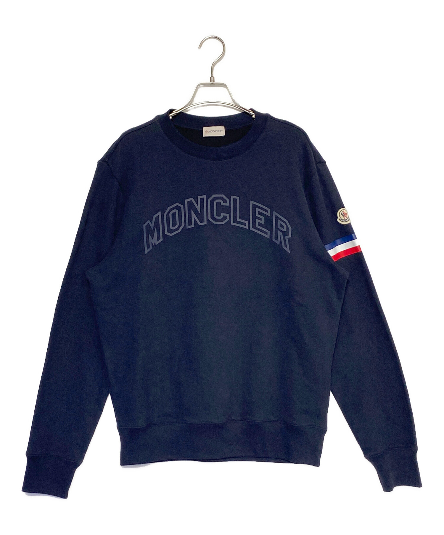 中古・古着通販】MONCLER (モンクレール) フロントアーチロゴ クルー