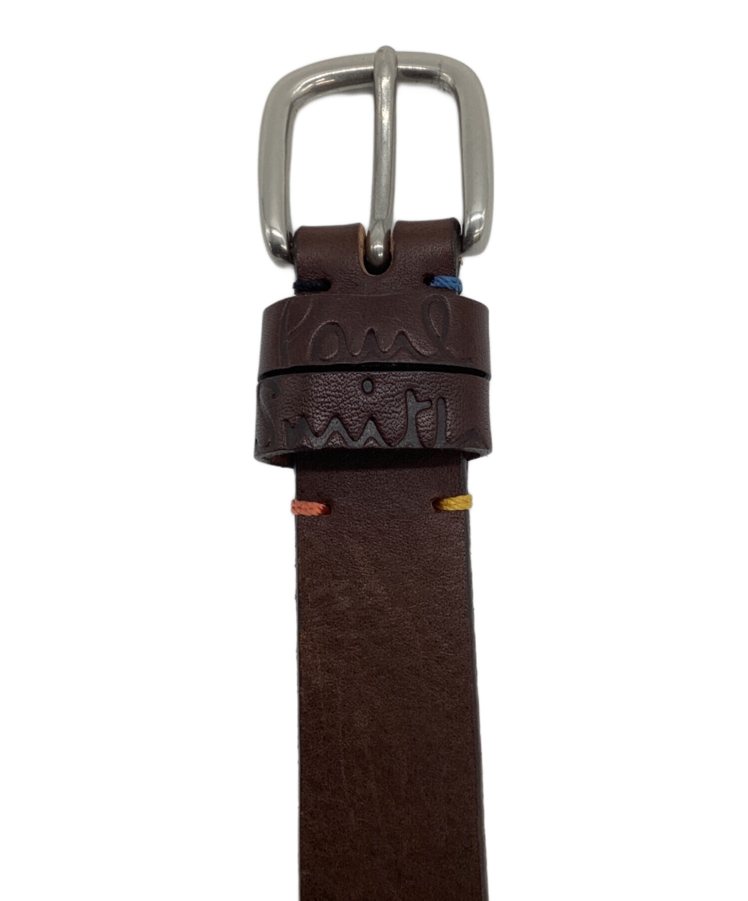 中古・古着通販】PAUL SMITH (ポールスミス) レザーベルト ブラウン