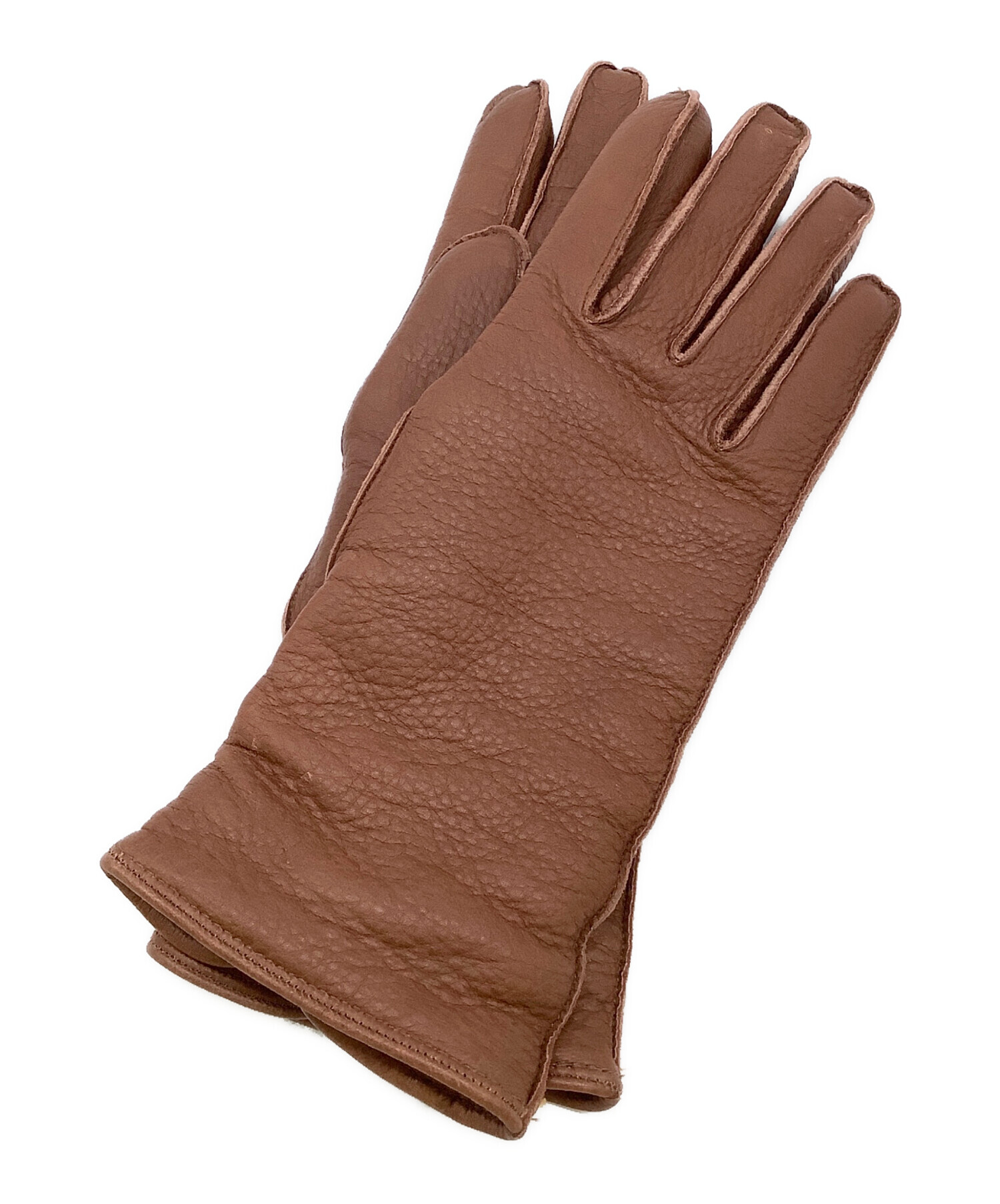 中古・古着通販】Dents (デンツ) レザーグローブ ブラウン｜ブランド