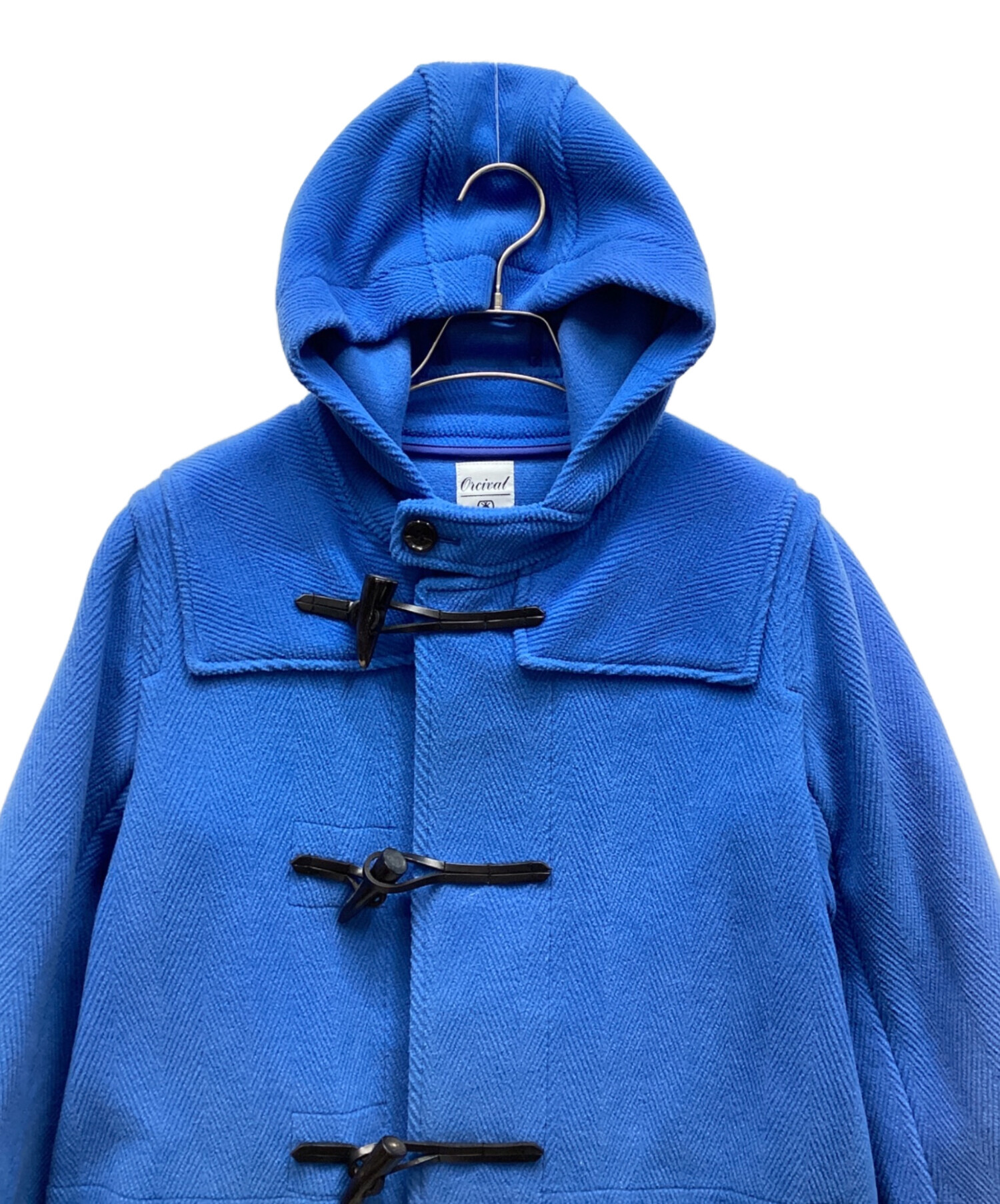 中古・古着通販】ORCIVAL (オーシバル) ダッフルコート ブルー サイズ