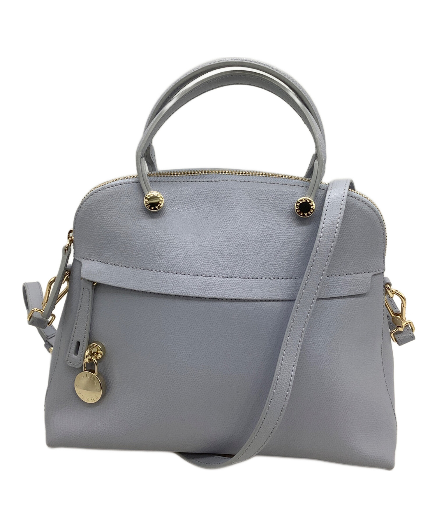 中古・古着通販】FURLA (フルラ) 2WAYショルダーバッグ スカイブルー