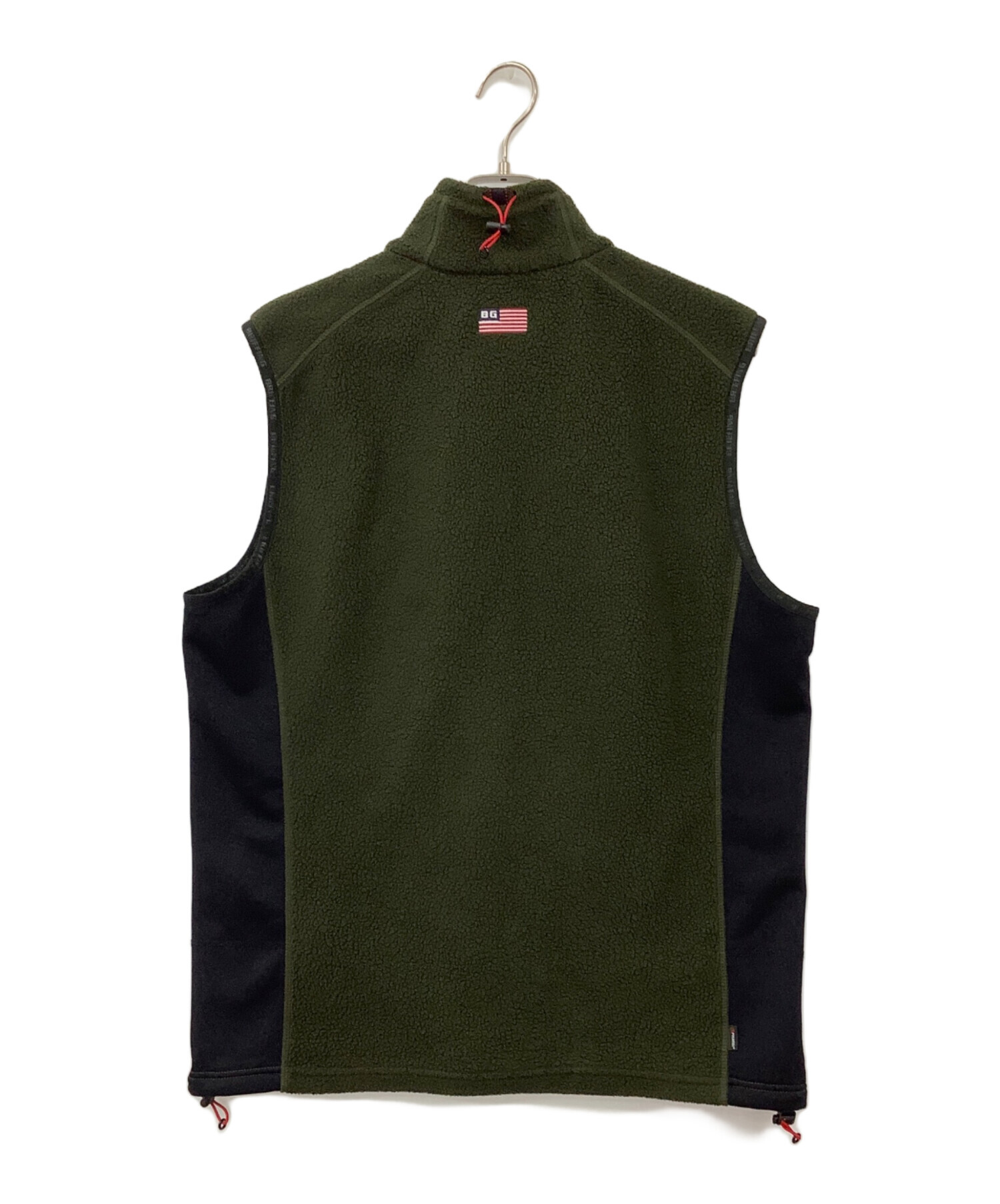中古・古着通販】BRIEFING (ブリーフィング) フリースベスト グリーン