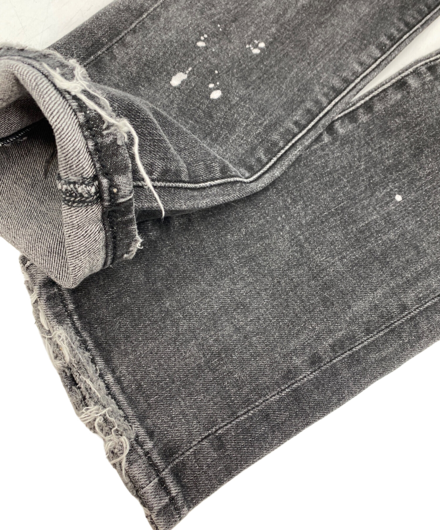 中古・古着通販】PURPLE-BRAND (パープル ブランド) ダメージスキニー