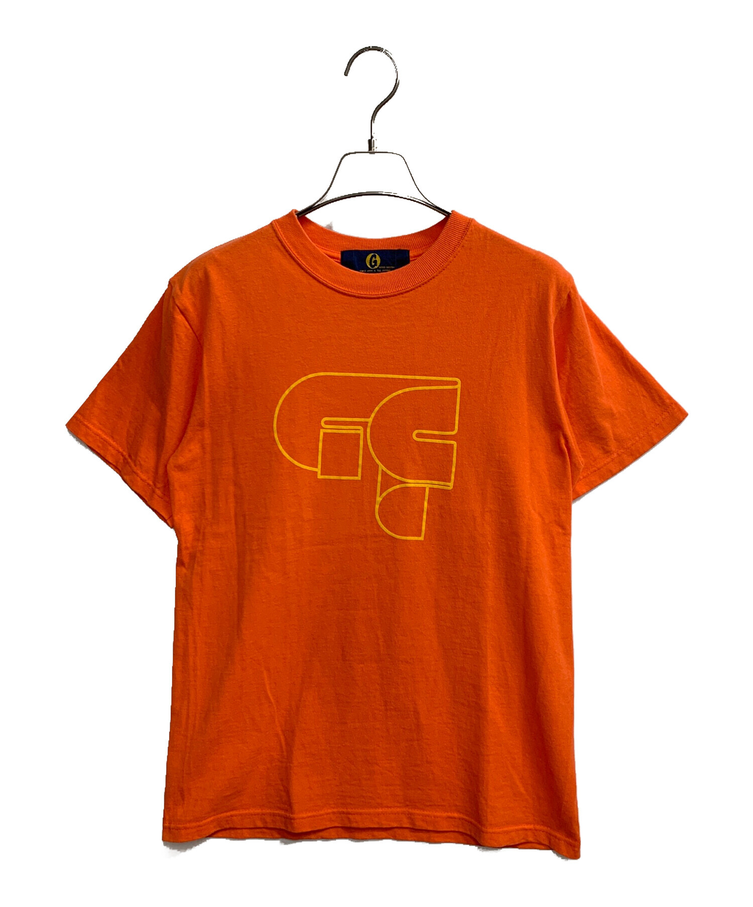 中古・古着通販】GOODENOUGH (グッドイナフ) プリントTシャツ オレンジ