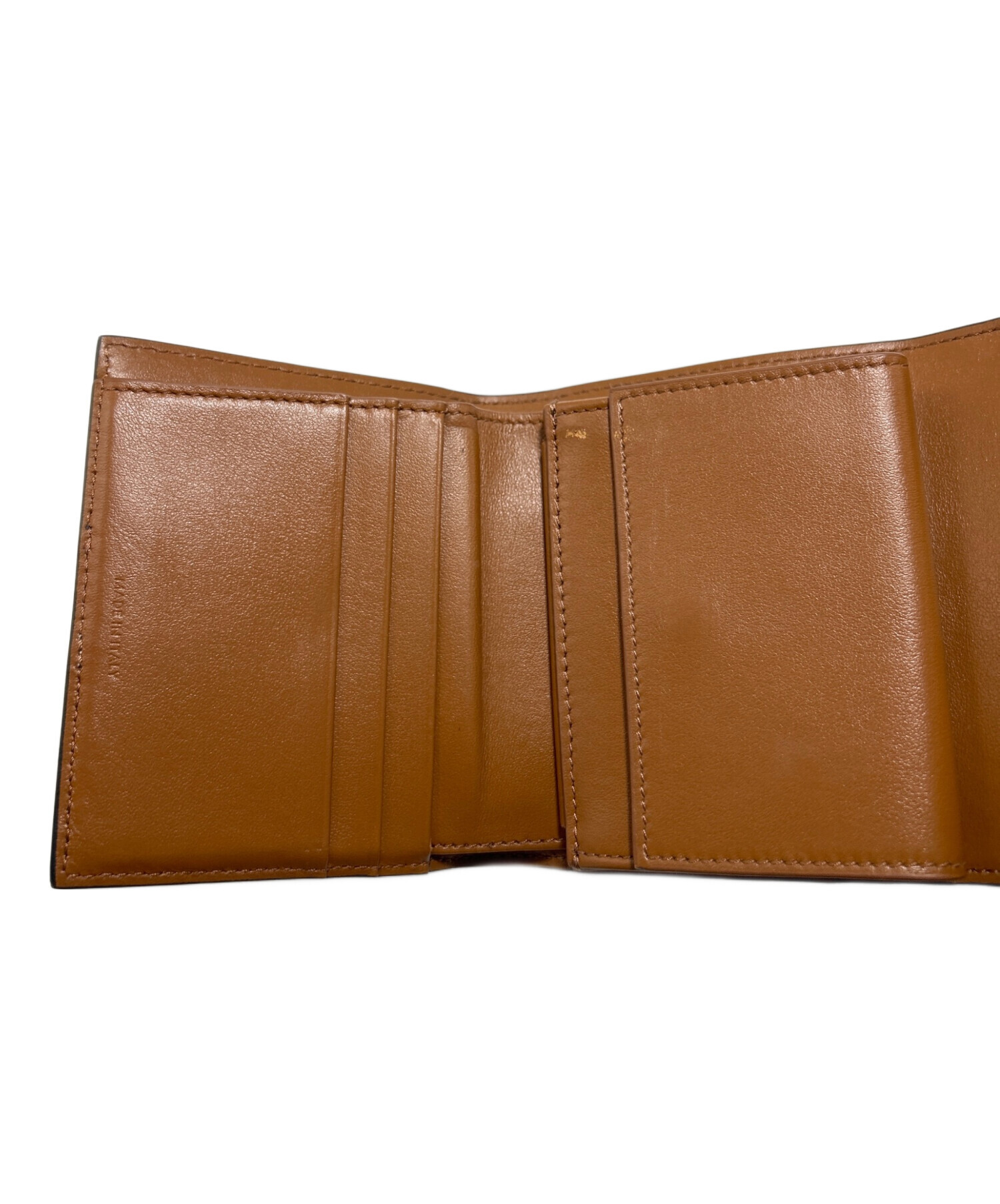 中古・古着通販】CELINE (セリーヌ) 3つ折り財布 ブラック×ブラウン