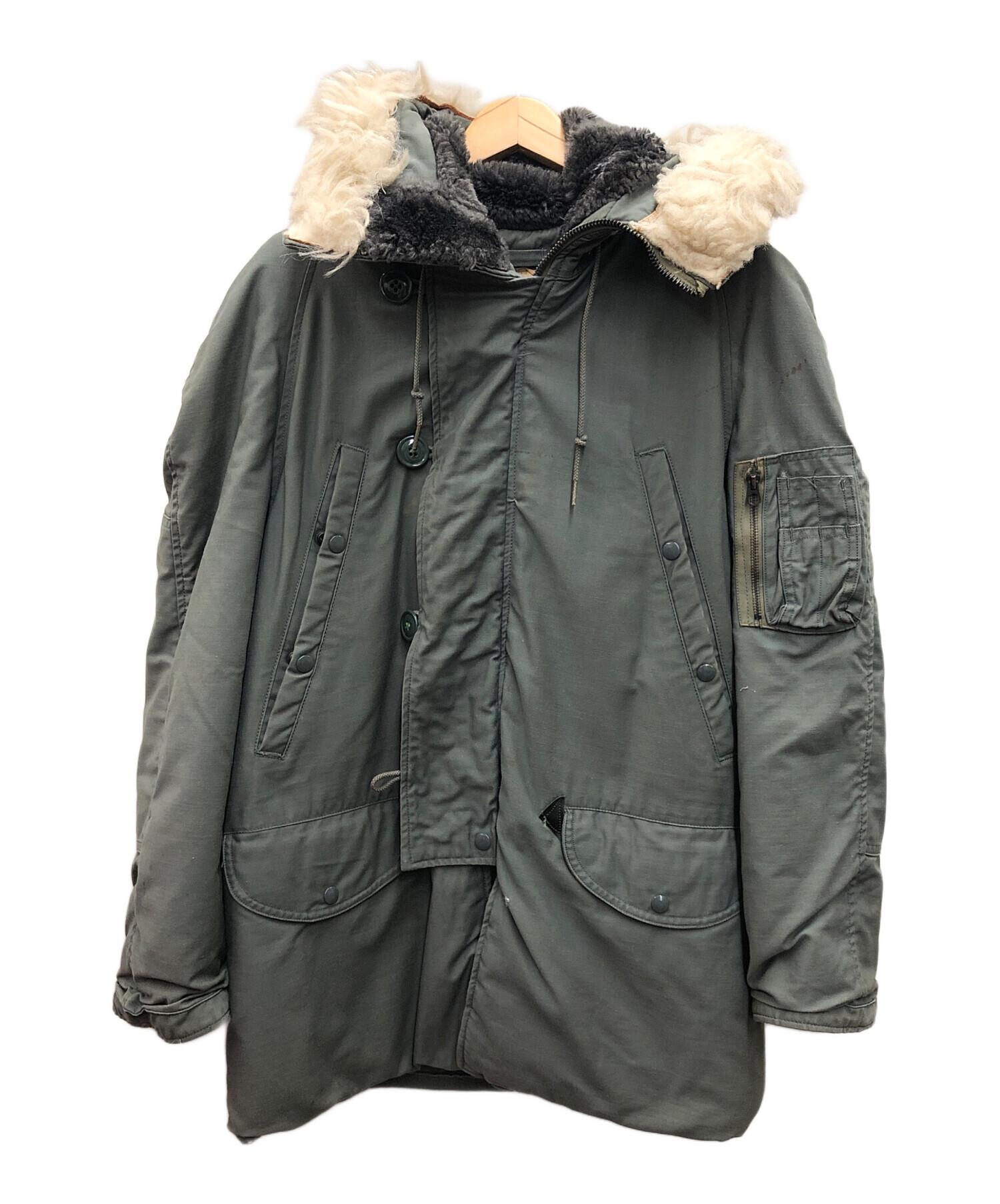 中古・古着通販】ALPHA (アルファ) N-3Bフライトジャケット オリーブ