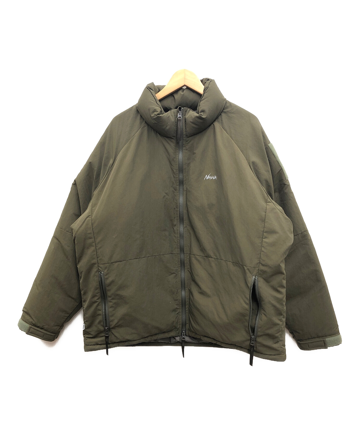 中古・古着通販】NANGA (ナンガ) ダウンジャケット オリーブ サイズ:M