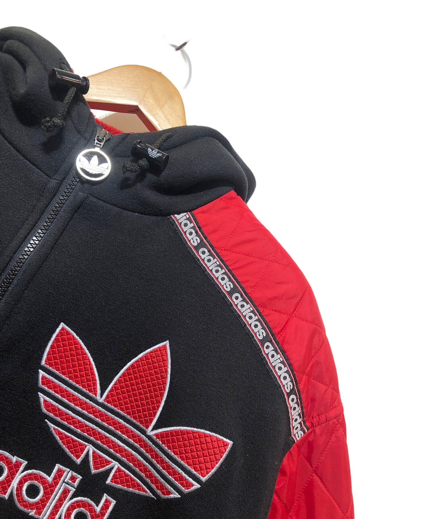 中古・古着通販】adidas (アディダス) フーデットキルティング