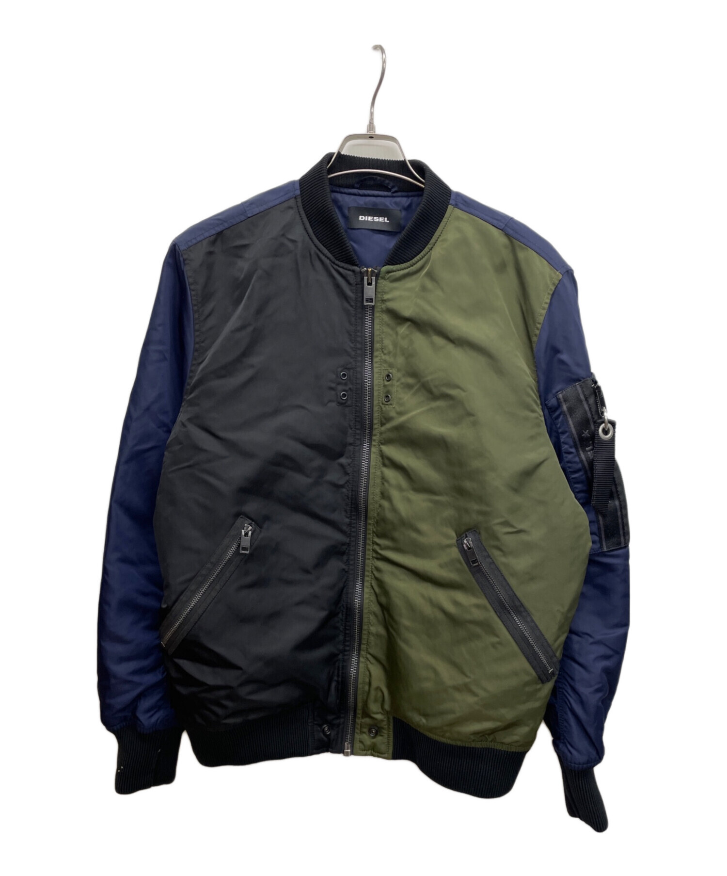中古・古着通販】DIESEL (ディーゼル) MA-1ジャケット ネイビー