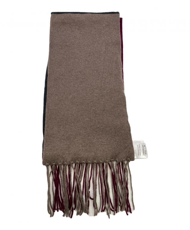 中古・古着通販】CHANEL (シャネル) マフラー レッド×グレー｜ブランド