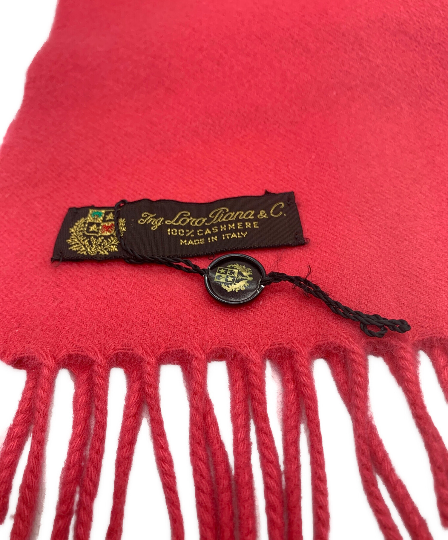 中古・古着通販】LORO PIANA (ロロピアーナ) マフラー ピンク