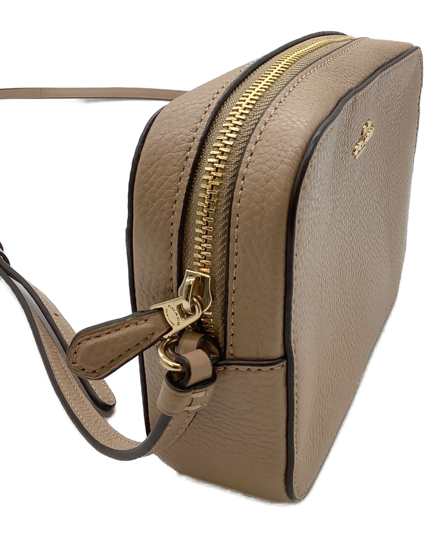 中古・古着通販】COACH (コーチ) ショルダーバッグ ベージュ｜ブランド