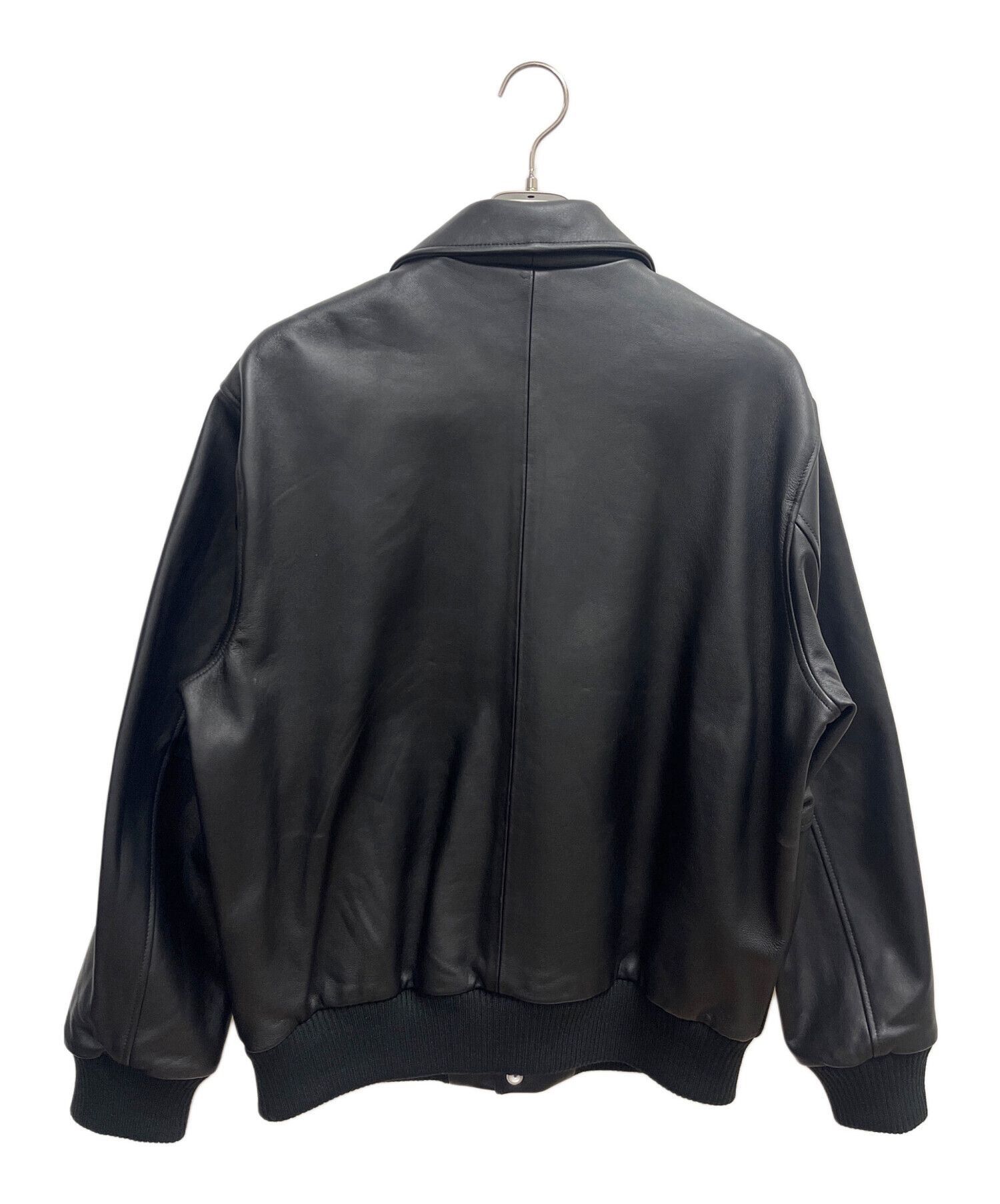 中古・古着通販】skookum (スクーカム) レザースタジャン ブラック