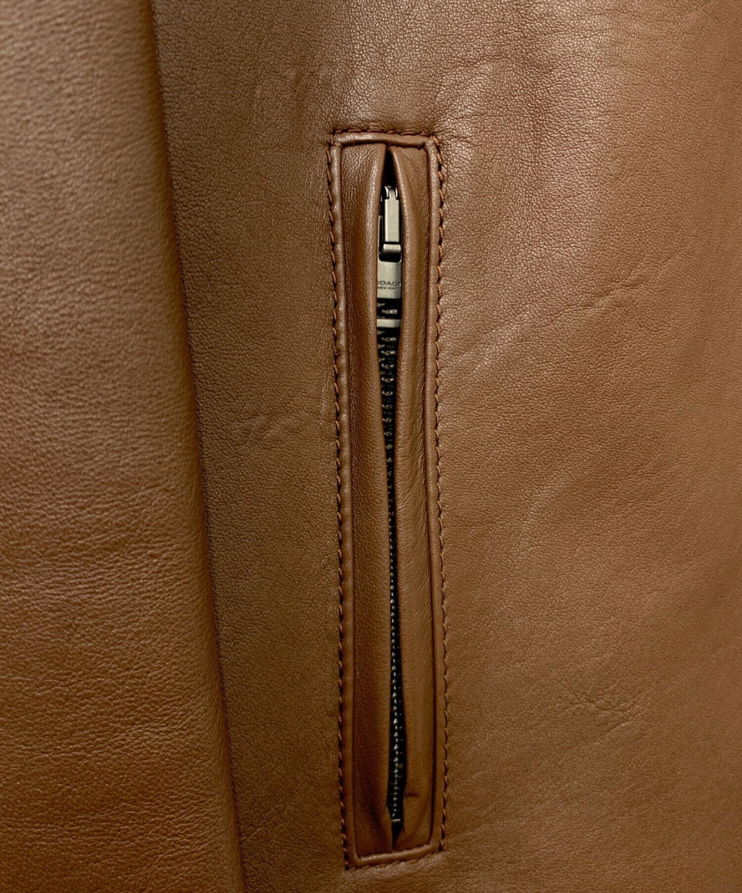 中古・古着通販】COACH (コーチ) シングルライダースジャケット