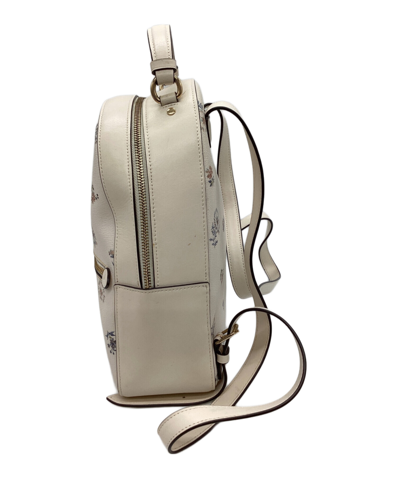 COACH トラ刺繍 リュックアイボリー 中古・古着通販】COACH (コーチ