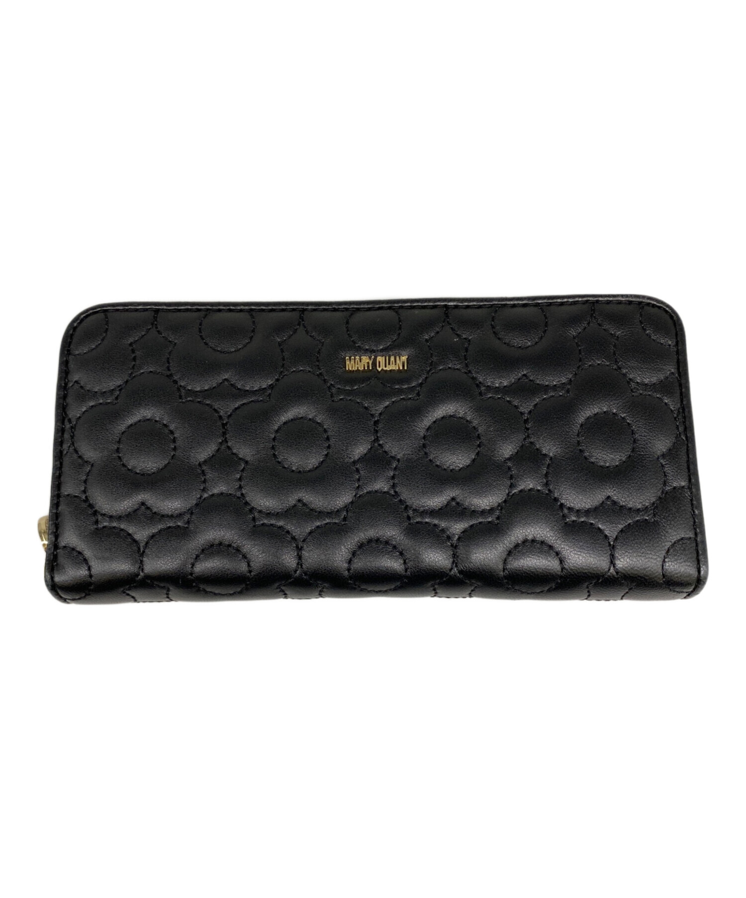 中古・古着通販】MARY QUANT (マリークヮント) 長財布 ブラック