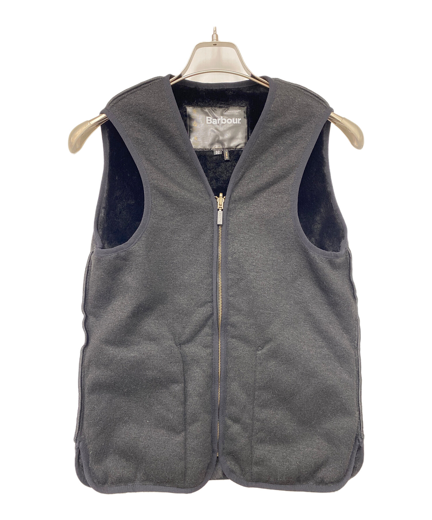 中古・古着通販】Barbour (バブアー) ファーライナーベスト ブラック