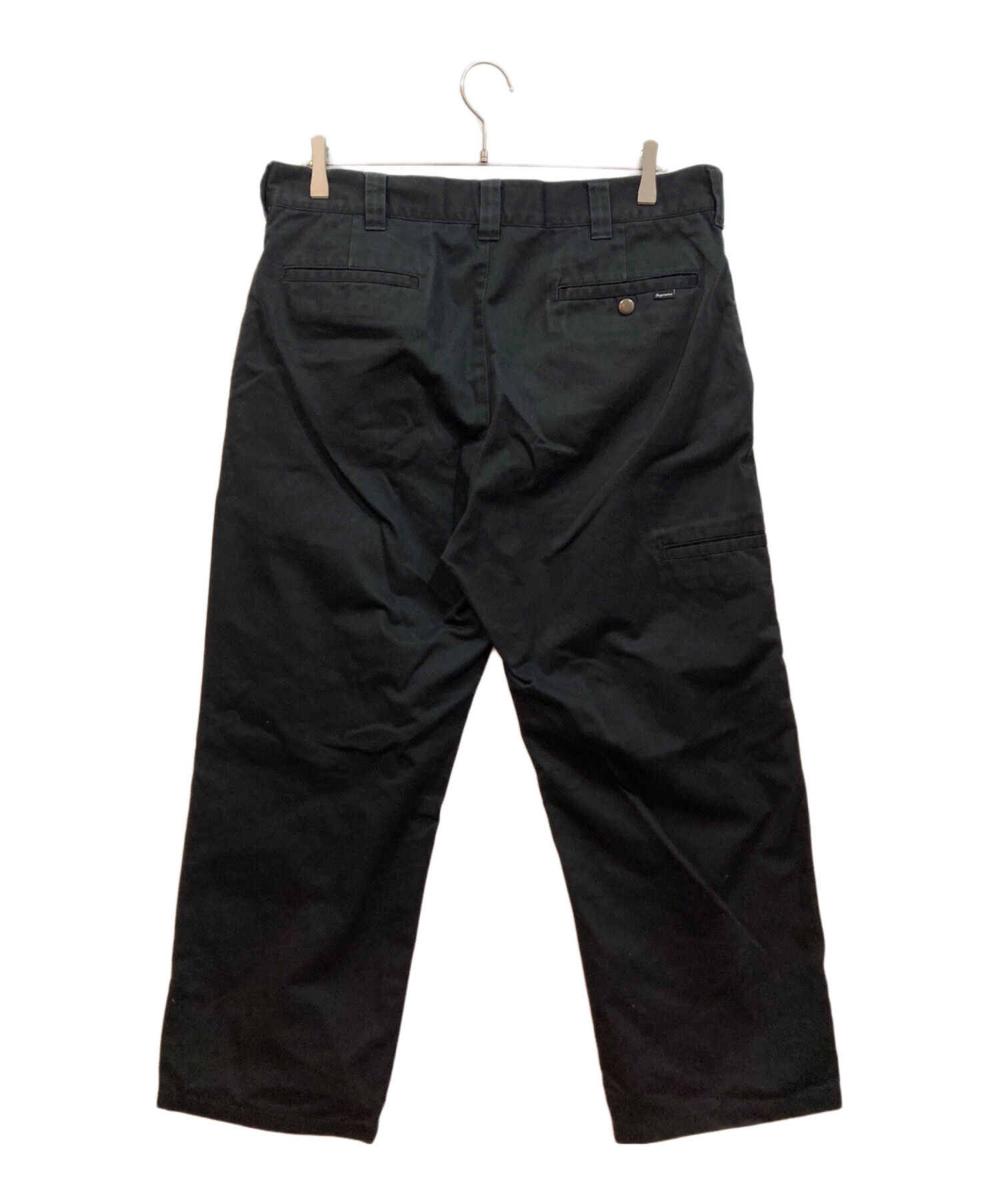 中古・古着通販】SUPREME (シュプリーム) チノパン ブラック サイズ:34