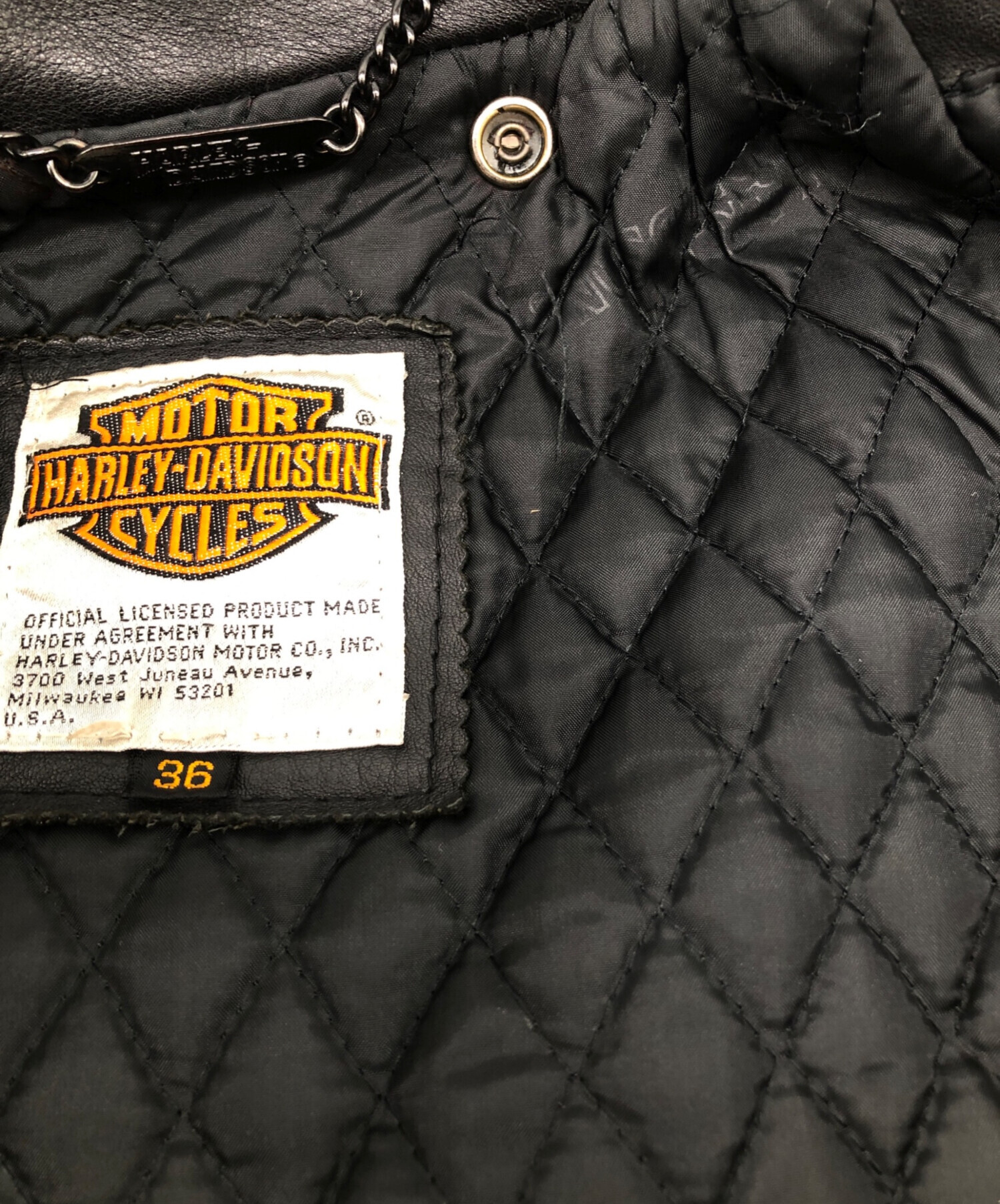 中古・古着通販】HARLEY-DAVIDSON (ハーレーダビッドソン) 80sダブル