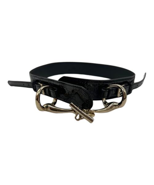 中古・古着通販】GUCCI (グッチ) ホースビットベルト ブラック
